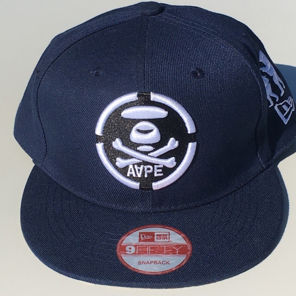 New Era Other - AAPE BY *A BATHING APE® x New Era Snapback Cap Hat Blue